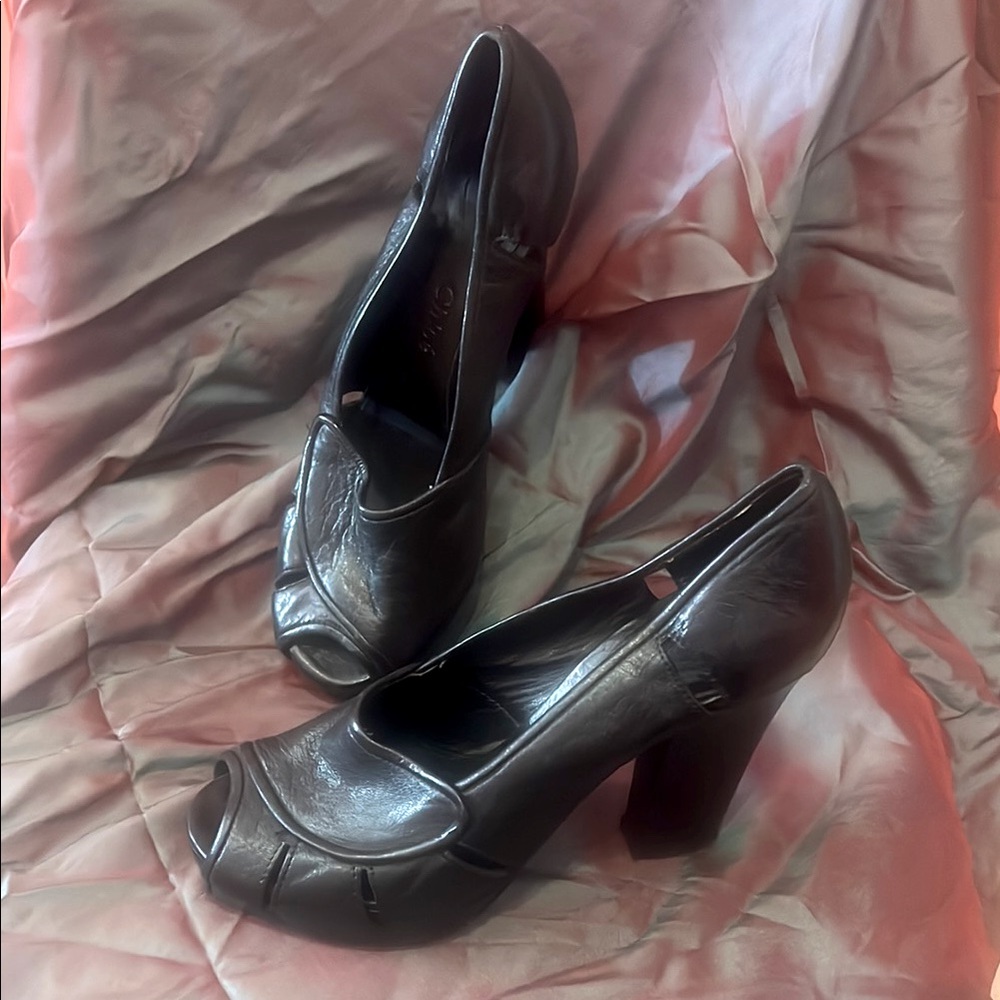 Mid 00s Chloé Black Platform Heels